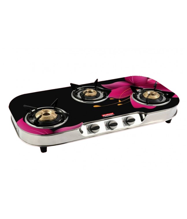 Skyflame Elite Digital 3 Burner Glasstop Gas Stove-Purchasekaro.com |  India`s Emerging Online Shopping Website