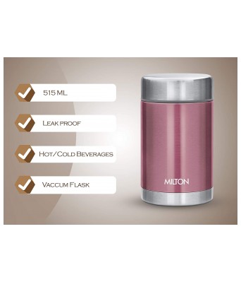 milton thermosteel soup flask 350ml silver